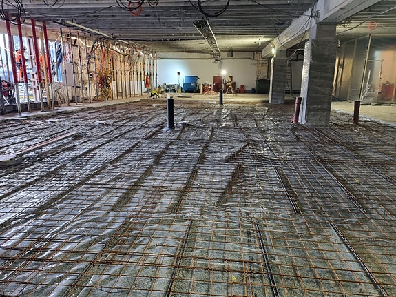 Klargjøring for gulvstøp