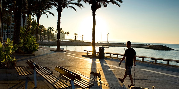 Torrevieja strandpromenade