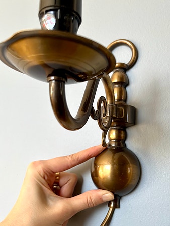Vintage/retro vegglampe