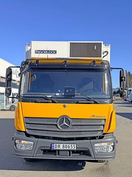 Mercedes-Benz Atego 1021 Skab 13 paller med Kjøl og frys med nattdrift. Totalhøyde 334cm 2 of 5