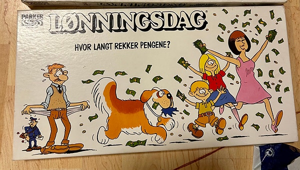 Vintage brettspill Lønningdag