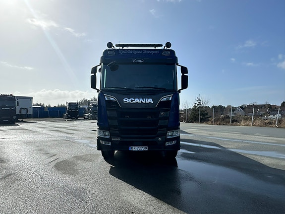 Scania R650 6x4 Tippbil med henger 5 of 5