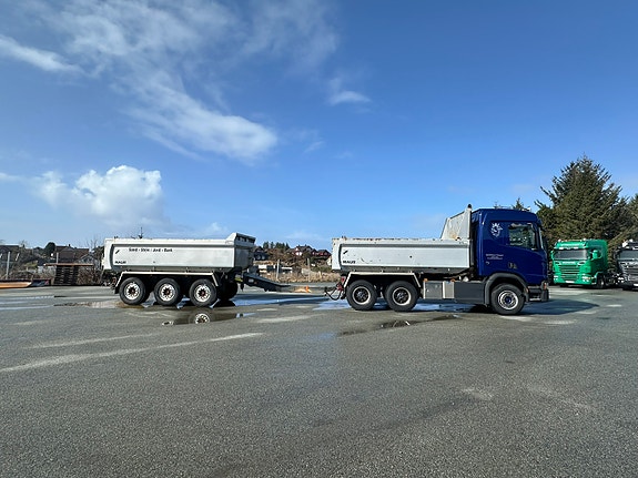 Scania R650 6x4 Tippbil med henger 2 of 5