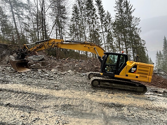 Cat 320 gravemaskin - Leica GPS - Rototilt - Tannskuffe - Ny sertifisering - Leveringsklar