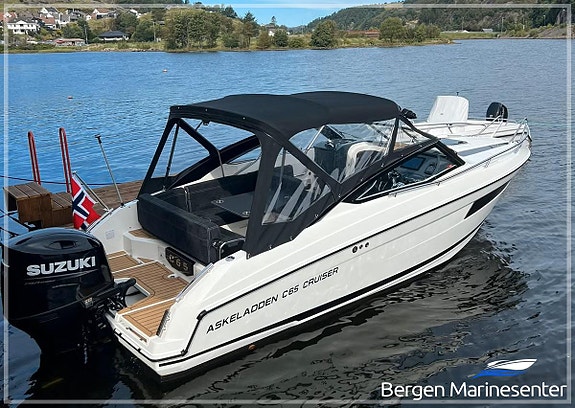 Askeladden C65c Topline pakke + masse ekstra utstyr! Båten befinner seg i Egersu