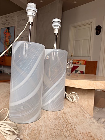 To store bordlamper fra holmegaard