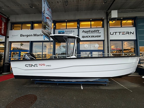 Rentekampanje 1.99% i 3 år  (5.148,-) Sting 725 PRO - T -topp Mercury 150 HK SP