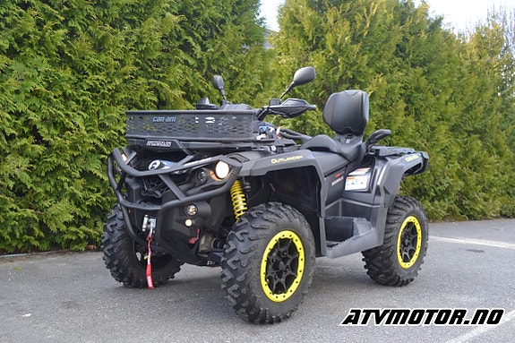 Can-Am Outlander Max XTP 1000 T. traktor registrert for 2 pers. 105 km/t.