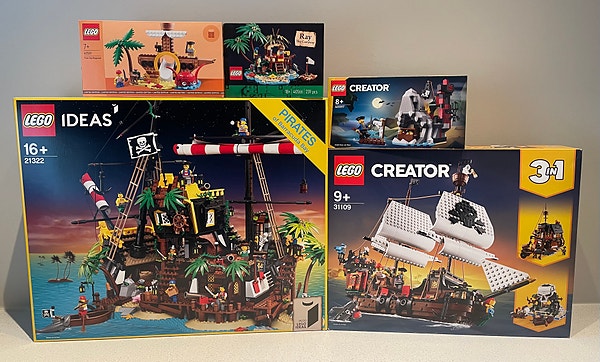 Lego Ideas 5 sett selges samlet