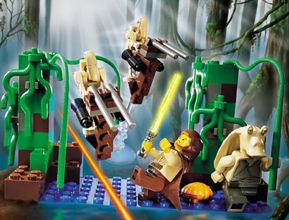 LEGO Star Wars 7121 Naboo swamp