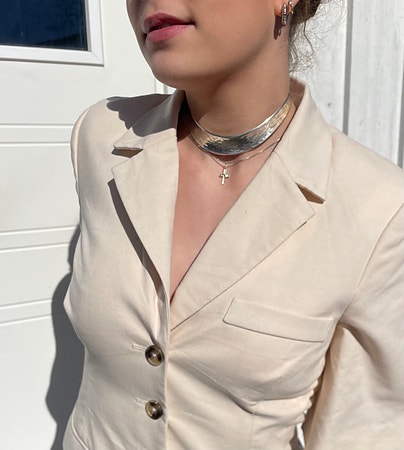 EKSKLUSIV VINTAGE HALSKLAVE/CHOKER – ALTON 925 – SVENSK DESIGN