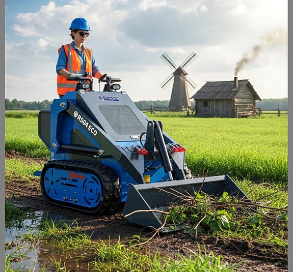 Rippa RS04 kompaktlaster med kubota Z482 motor 2 of 5