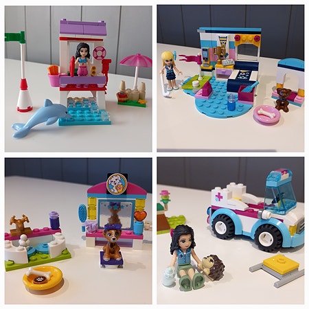 Lego Friends pakke (7 sett)