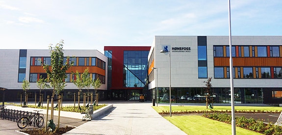 Buskerud fylkeskommune, Hønefoss videregående skole logo