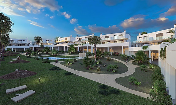 Nye boliger med privat hage | 3 soverom | Basseng | Nær La Cala de Mijas