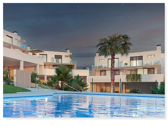 Nye boliger med privat hage | 3 soverom | Basseng | Nær La Cala de Mijas