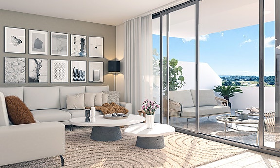 Nye boliger med privat hage | 3 soverom | Basseng | Nær La Cala de Mijas