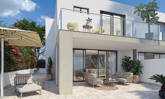 Nye boliger med privat hage | 3 soverom | Basseng | Nær La Cala de Mijas