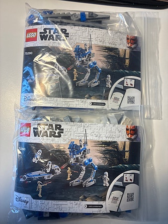 2 LEGO Star Wars 75280 501st legion clone troopers