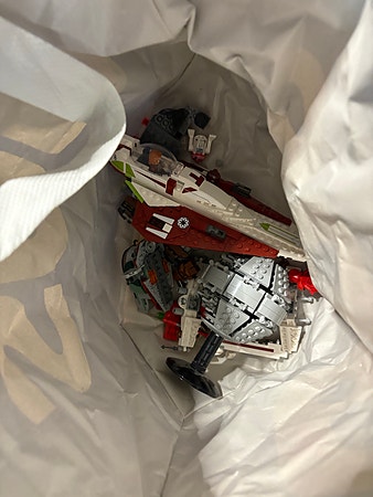 Diverse LEGO Star Wars byggesett m figurer