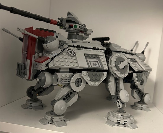 LEGO Star Wars byggesett AT-TE Walker grå