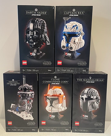 Lego Star Wars 5 sett selges samlet