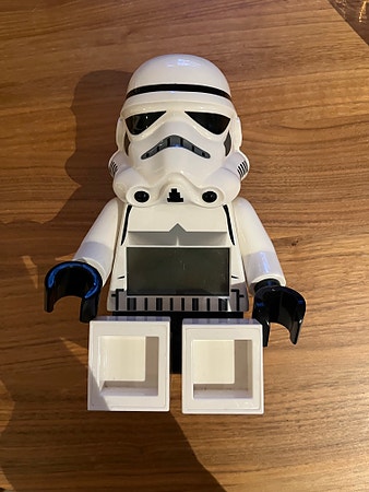 LEGO Star Wars Stormtrooper alarmklokke/ vekkeklokke