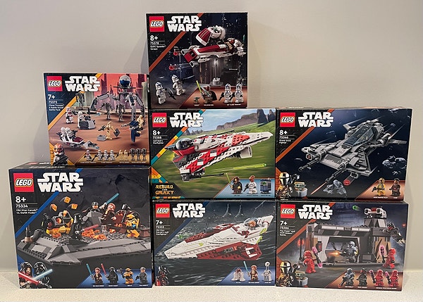 Lego Star Wars 7 sett selges samlet