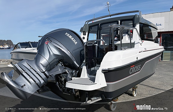 NY Yamarin Cross 60 Cabin DS m/Yamaha F150XCC + MYE utstyr