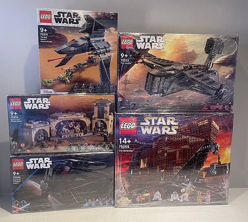 Lego Star Wars 5 sett selges samlet