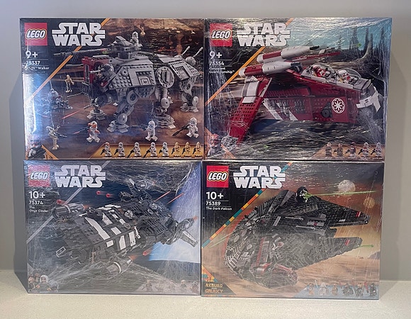 Lego Star Wars 4 sett selges samlet