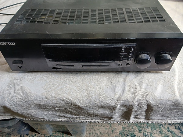 Kenwood KR-A2080 Stereo Receiver – Utestet / Repobjekt (Phono, CD, Tape)