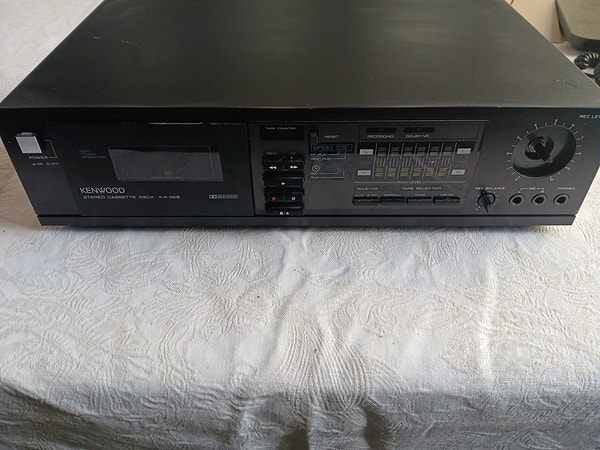 Kenwood KX-32B Stereo Kassettspiller • Vintage • Utestet / Reparasjonsobjekt