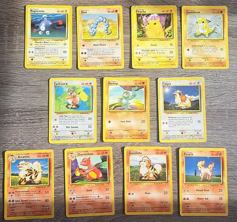 Bud ønskes! Vintage Pokémon kort samling 1999-2004