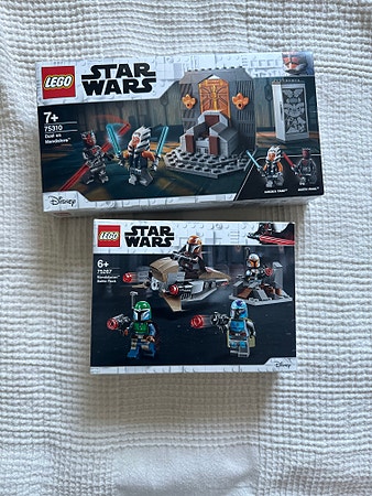 LEGO Star Wars byggesett Mandalorian Battle Pack og Duel on Mandalore