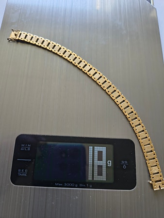 Vintage armbånd i gull til dame