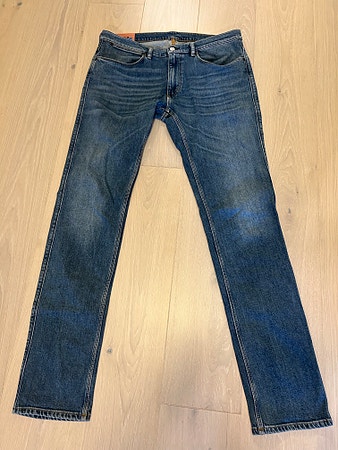 Acne Studios Blå Konst jeans herre W36 L34