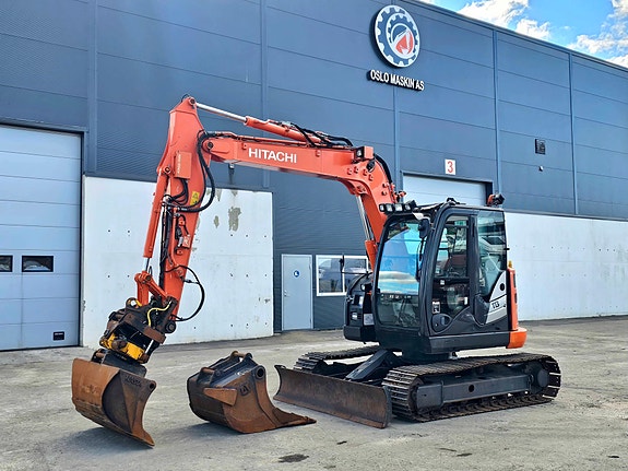 Hitachi ZX85 US-5A, 2014 Mod, 7640 Timer, Rotortilt, Pusseskuff.