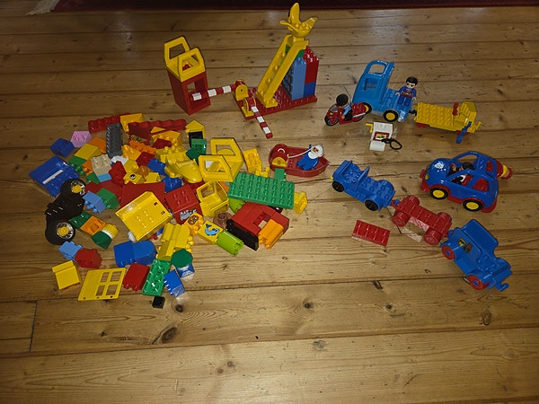 LEGO DUPLO klosser,  blandet sett.