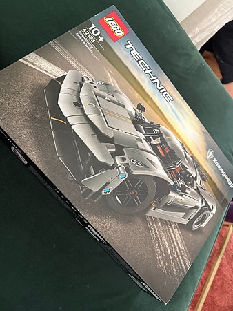LEGO Technic Koenigsegg Jesko Absolut-hyperbil i grått 42173