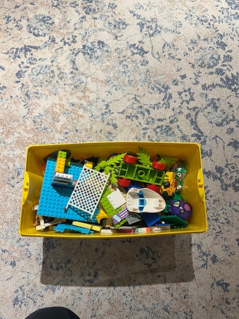 LEGO klosser blandet sett + boks