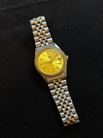 Vintage klokke med nytt batteri