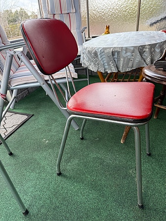 Retro kjøkken stoler selges