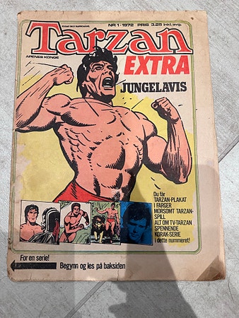 Tarzan Extra 1972 – Vintage tegneserie med original plakat