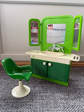 Vintage / retro  Barbie frisørsalong