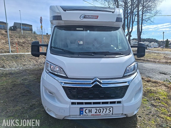 Challenger 250 Campingbil gulvvarme markise ryggekamera eu ok 12.2027