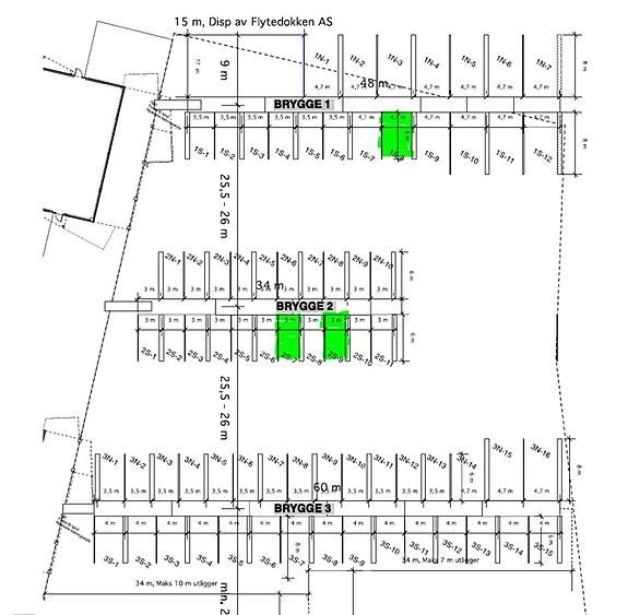 Haugesjøen Båtforening i Haugesund - Flotte båtplasser sentralt i Haugesund selges - bredde 300-470 cm 4 of 4