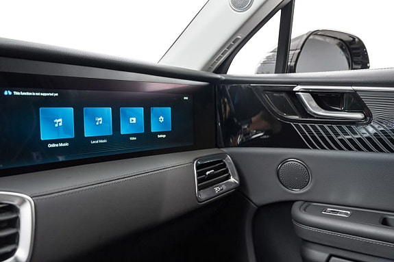 tredje skjerm for passasjer