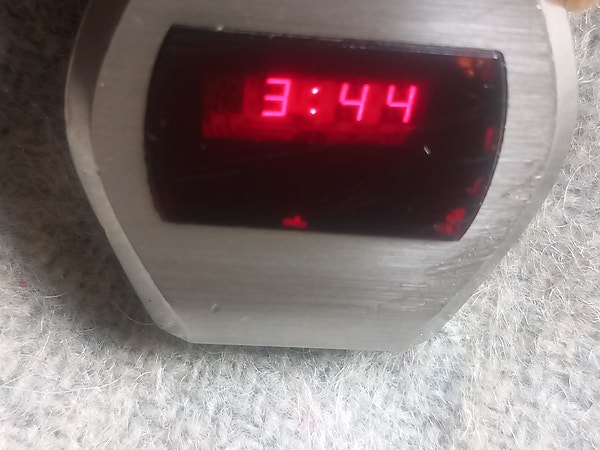 Vintage lcd tempus klokke ukjent stand