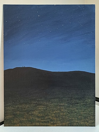 Utsikten, original maleri 30x40cm